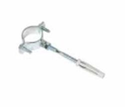 COLLARE ZN PER TUBO ACCIAIO 1-1/4" C/TASSELLO SPECIALE 1PZ - ZANELLA SRL 10005DN