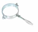 COLLARE ZN PESANTE X TUBO PVC D.110 ATT. M10 C/TASSELLO SPEC - ZANELLA SRL 10308DN