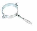 COLLARE ZN PESANTE X TUBO PVC D.90 ATT. M10 C/TASSELLO SPEC - ZANELLA SRL 10306DN