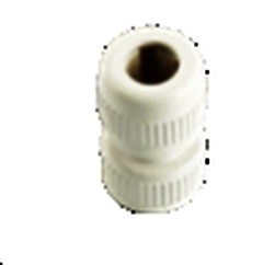 SERRACAVO IN METALLO PER CAVO TONDO BIANCO - FAI 0234/BI
