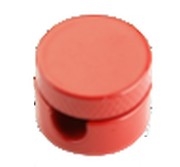 GANCIO IN METALLO SERRACAVO ROSSO - FAI 0250/RS