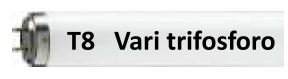 NEON T8 30W 6000K TRIFOSFORO - DRL 3086T