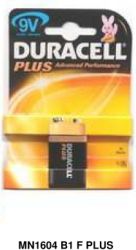 BATTERIA 9V PLUS TRANSISTOR BL.1 MN1604 - CFG DU1604P