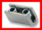 MORSETTO A SELLA SEZ.35-70 PER CAVO 10MM TIPO U 2 GRANI - EGR 093