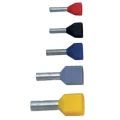 TUBETTI TERMINALE PREISOLATO GRIGIO SEZ.4MM L.12 DOPPIO INV - EGR 507/2