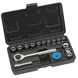 KIT CHIAVI A BUSSOLA 1/4" + 16PZ CRICCHETTO 16PZ - EIN 371990