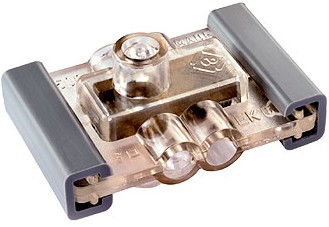 MORSETTO DI DERIVAZIONE PER CANALINA SEZ.6MM 6 FORI - ELE EK6/6