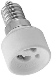 ADATTATORE PER LAMPADA DA E14 A GU10 - FAI 0010