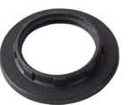 GHIERA IN TERMOPLASTICO E14 NERA - FAI 0235/N
