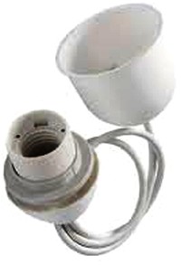 PENDEL E27 X SOSPENSIONE BIANCO CM.80 - FAI 3011