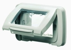 PLACCA 3P BIANCO NUVOLA IP.55 - GEW GW22451