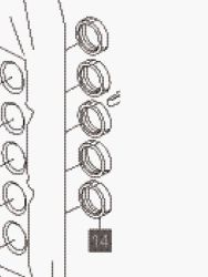 GHIERA FILETTATA M22 X1 IN ZAMA A COMPLET.TASTI PL - GNV 11705100