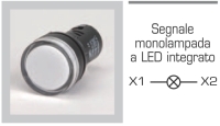 LAMPADA GIALLO LED 24V AC-DC - GNV PLML3L24