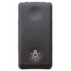 PULSANTE 1P NA 10A LUCE SY/BK - GEW GW21513
