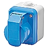 PRESA CEE PARETE 2P+T 16A 220V IP44 - GEW GW26222
