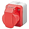 PRESA CEE PARETE 3P+T 16A 380V IP44 - GEW GW26223
