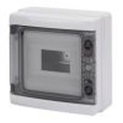 CENTRALINO DA ESTERNO 8 MOD. IP65 CON PORTELLO FUME' - GEW GW40102