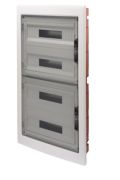 CENTRALINO INCASSO 72 MOD. PORTELLO TRASPARENTE FUME' IP40 - GEW GW40611