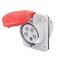 PRESA FISSA INCASSO 10° 3P+N+T 16A 400V 6H IP44 - GEW GW62210H