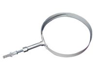 COLLARE REGOLABILE X TUBI FUMO VERNICIAT BIANCO D.80-140 - DIA 214F20380140