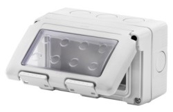 CONTENITORE 4 IP65 (4X1) POSTI ORIZZ. - GEW GW27044