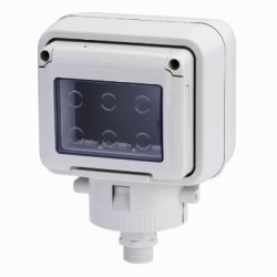 SCATOLA EST.C/PTR.3PSYSTEMIP55 FISSAGGIO TESTAPALO - GEW GW27056