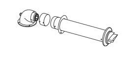 KIT ORIZZONTALE CONCENTRICO D. 60/100 L 0,8 M - HSD 0020084572