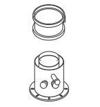 RACCORDO PARTENZA VERTICALE D. 60/100 - HSD 085095D0