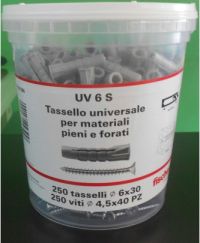 TASSELLO D.6 CON VITE PZ.250 -BARATTOLO UV6S - FIS 00531386