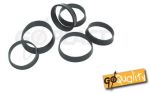 GUARNIZIONE CONICA IN GOMMA NERA 1"1/2 - 40MM - GOP 2000CON006