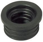 MORSETTO GOMMA NERO X D.40 X 26/32 - GOP 5000000004