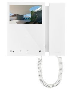 MONITOR MINI 2 FILI COLORI CON CORNETTA BIANCO SISTEMA SBTOP - COE 6701W