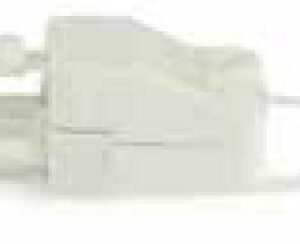 CONNETTORE MASCHIO BIANCO TRIPOLARE COP E CLIP S/VITE - IIC CNT-SP03.M2-B