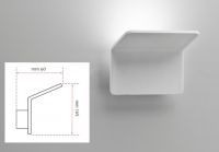 APPLIQUE BUSTA ISYLUCE MM180X165X80 LED 12W 3000°K - ISY 907