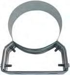 COLLARE A MURO INOX DN200 SP.2MM H.40MM - C CAMINI/M094200