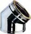 CURVA MONO 45° DN200 SP0.4MM - C CAMINI/M417200