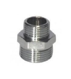 NIPPLES RIDOTTO 1/2 X 3/8 H37 SEDE PIANA CROMO - DBR O-NM121037SC