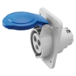 PRESA FISSA INCASSO 10° 2P+T 32A 230V 6H IP44 - GEW GW62216H