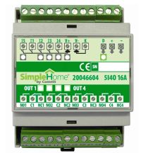 MODULO SIMPLEHOME 5 INGRESSI 4 USCITE 16A - COE 20046604