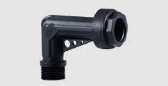 RACCORDO CURVA PLAST, 1MX1F" BOCCHETTONE GIREVOLE - ITA CURVAMG