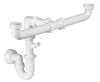 SIFONE SALVASPAZIO IN PP X LAVELLO DOPPIO 1" 1/2X32/40 - GOP 1006SSP002