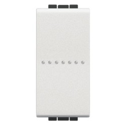 LL - PULSANTE AX 1P NO 10A 1M BIANCO - BTI N4055N