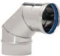 CURVA 90° D.130 INOX SP0,5 A.316 - BERT C90A316130
