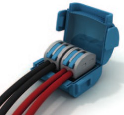 SHELLBOX 222 MINI BOX+2 MORSETTI 2 LEVE 1 KV - ETL MJB222