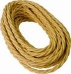 CAVO TRECCIA SETA 2X0.50 ORO - FAI 9000/2050/OR
