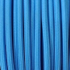 CAVO TRECCIA SETA 2X0.75 10MT BLU - FAI 8900/10/2075/BLU