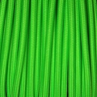 CAVO TRECCIA SETA 2X0.75 10MT VERDE FLUO - FAI 8900/10/2075/VEF