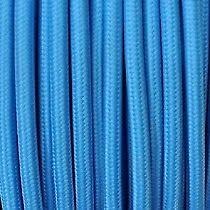 CAVO TRECCIA SETA 2X0.75 10MT TURCHESE - FAI 8900/10/2075/TUR