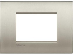 LL - PLACCA 3P TITANIO SPAZZOLATO - BTI LNC4803TIS