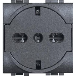 LL - PRESA STD TED/ITA FLAT ANTRACITE - BTI L4140/16F